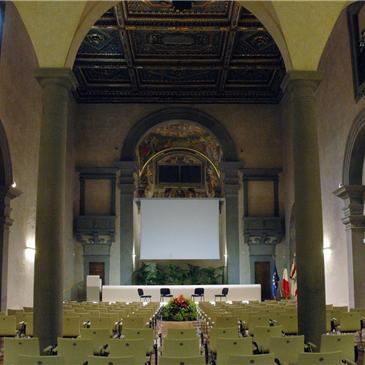 vista del palco dall\'ingresso